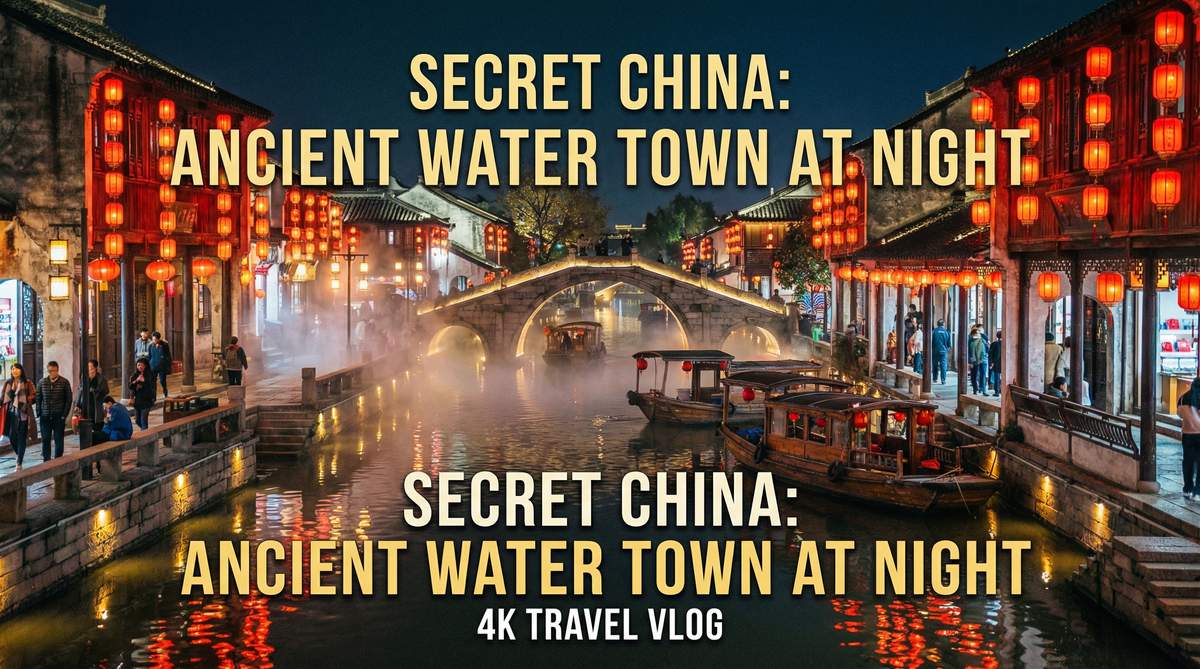 糖心vlog古镇夜景视频